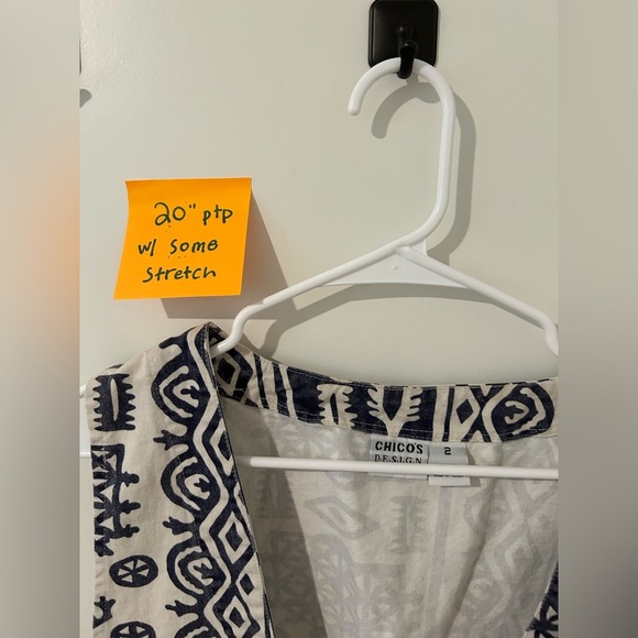 Chicos Vintage Aztec Print Vest - Picture 10 of 10